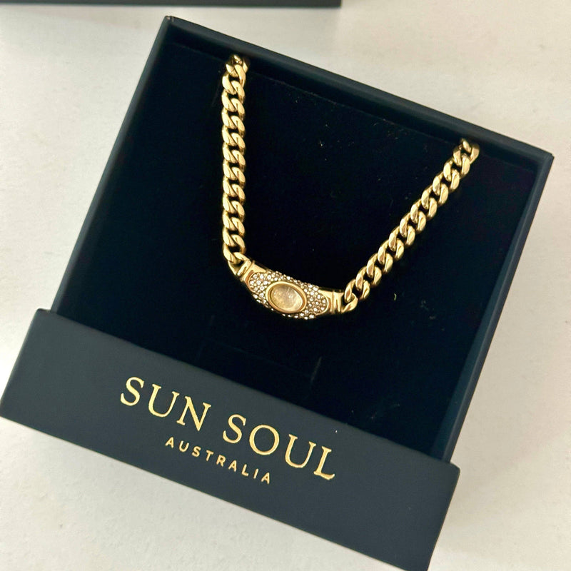 Sun Soul / Kennedy Necklace: Natural