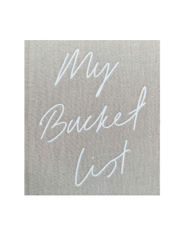 My Bucket List Oat Journal/Diary: Beige