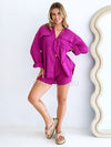 Zella The Label / Tutti Knit Shorts - Magenta