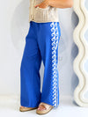 By Frankie / Kehlani Pant - Blue/White