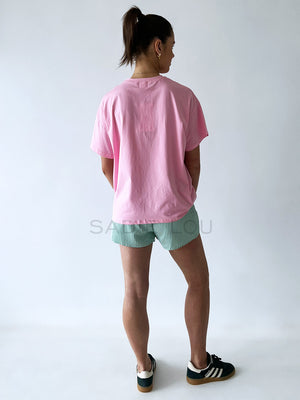 By Frankie / Blanca Shorts - Green Stripe