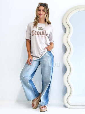 Roxie 2 Tone Denim Jeans