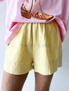 By Frankie / Blanca Shorts - Yellow Gingham