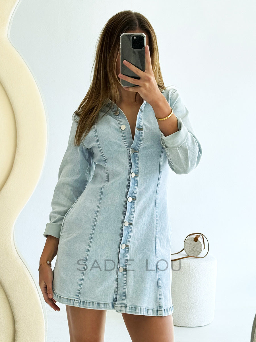 By Frankie / Colorado Denim Dress - Light Wash