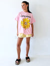 By Frankie / Amalfi Shorts - Yellow/Pink Stripe