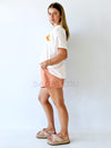 By Frankie / Blanca Shorts - Orange Gingham