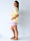 By Frankie / Blanca Shorts - Pink Stripe