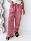 Ruby Gingham Pant - Red