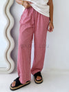 Ruby Gingham Pant - Red