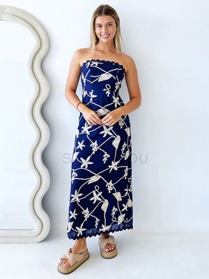 Cordelia Strapless Maxi Dress