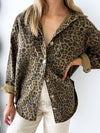 By Frankie / Emerson Denim Jacket - Dark Leopard