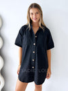 By Frankie / Harvey Denim Dress - Black