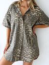 By Frankie / Harvey Denim Dress - Light Leopard