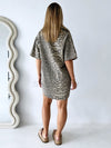 By Frankie / Harvey Denim Dress - Light Leopard