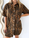 By Frankie / Harvey Denim Dress - Dark Leopard