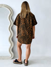 By Frankie / Harvey Denim Dress - Dark Leopard