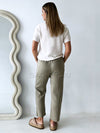 Little Lies / Luxe Linen Pant - Khaki