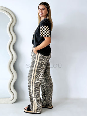 By Frankie / Racer Leopard Pant