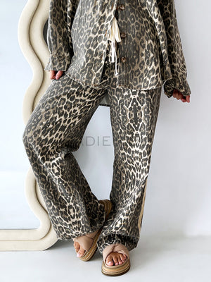 By Frankie / Emerson Denim Jacket - Light Leopard