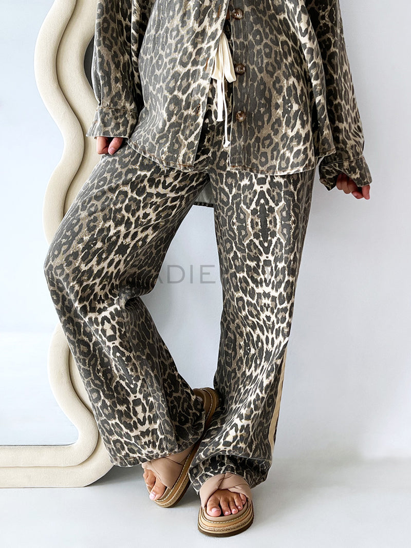 By Frankie / Racer Leopard Pant