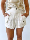 Malto Denim Shorts - Cream