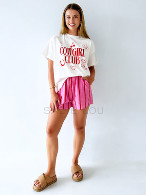 By Frankie / Amalfi Short - Pink/Red