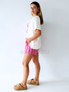 By Frankie / Amalfi Short - Pink/Red