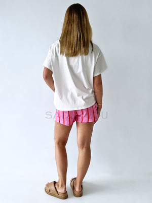 By Frankie / Amalfi Short - Pink/Red