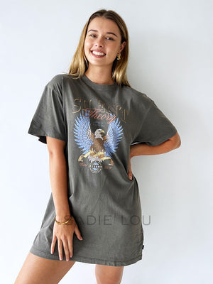 Silent Theory / Open Wings Tee Dress