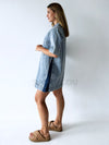 Madison The Label / Tara Denim Dress 2 Tone