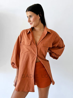 By Frankie /  Koa Blouse - Rust