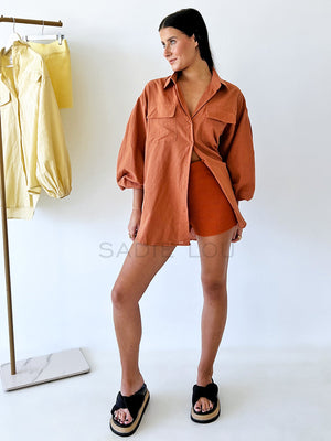 By Frankie /  Koa Blouse - Rust