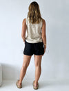 little Lies / Bronte Linen Shorts - Black