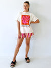 By Frankie / Amalfi Short - Pink/Orange