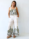 Waverly Jumpsuit - Palm Print