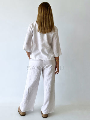 Little Lies / Tara Pants - White