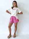 By Frankie / Cherry Bomb Short - Pink