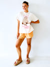 By Frankie / Blanca Shorts - Pink/Peach Gingham