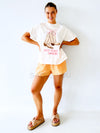 By Frankie / Blanca Shorts - Pink/Peach Gingham