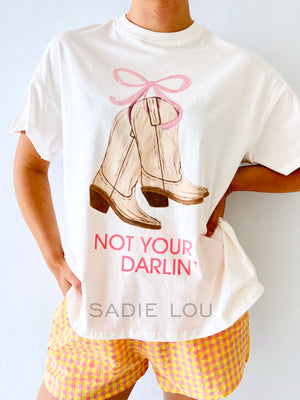 By Frankie / Not Your Darlin Bow Tee