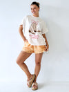 By Frankie / Blanca Shorts - Pink/Peach Gingham