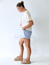 By Frankie / Blanca Shorts - Blue Pinstripe