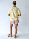 By Frankie / Blanca Shorts - Red/White Stripe Jersey