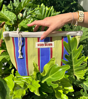 Sun Club// The Pouch Amalfi Stripe