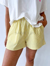 By Frankie / Blanca Shorts - Yellow Stripe