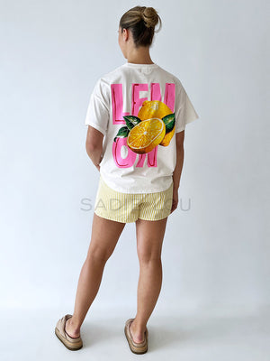 By Frankie / Blanca Shorts - Yellow Stripe