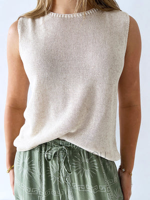 Little Lies / Spring Tank - Natural