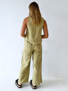 Little Lies / Jude Linen Pant - Khaki