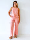 Little Lies / Jude Linen Pant - Light Peach