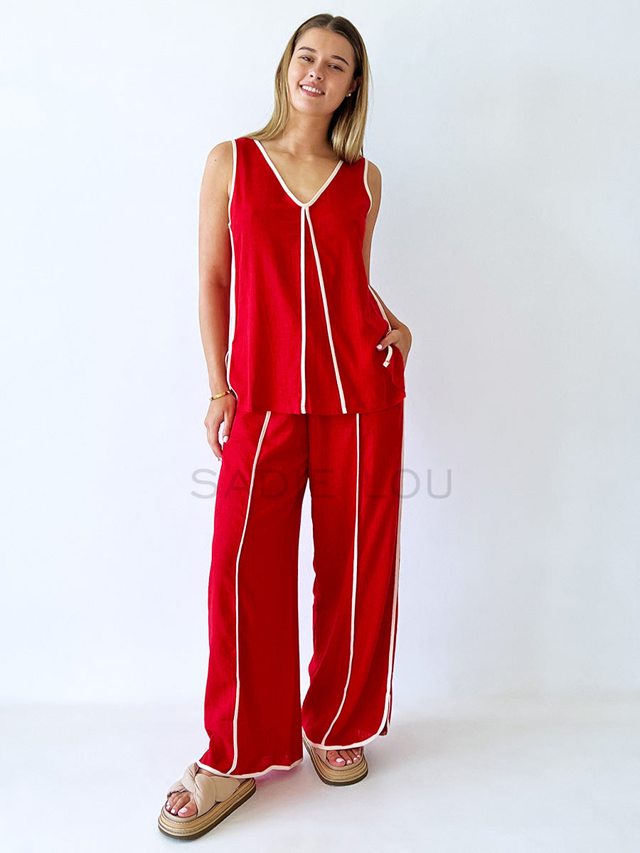 Rubi Pants - Red